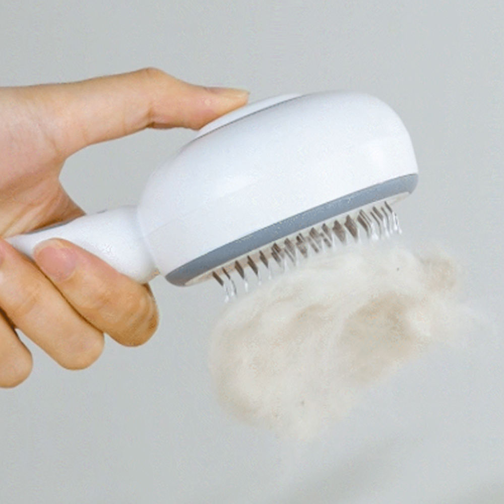 펫토리아 롤리팝 강아지 고양이 원터치 스팀브러쉬