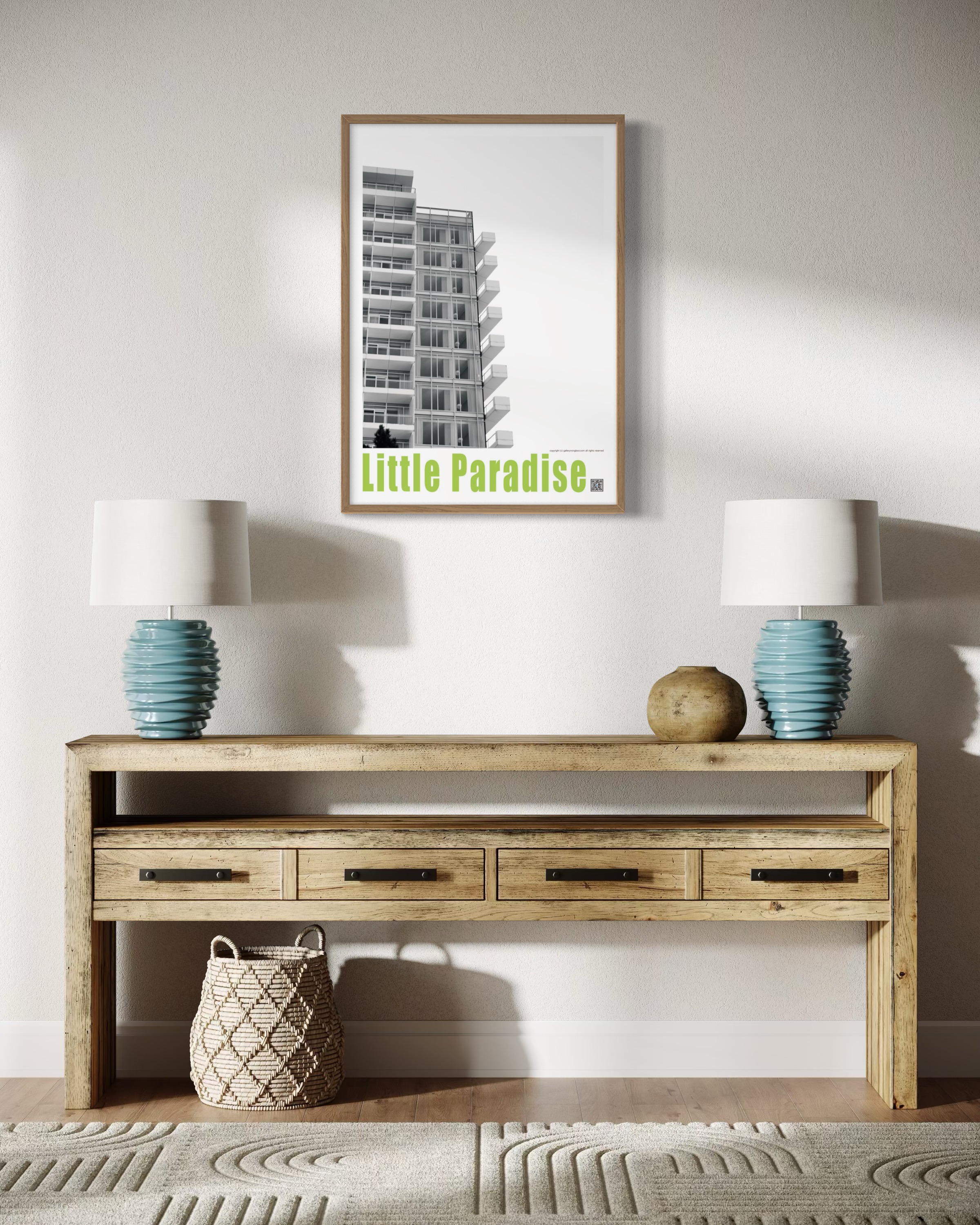 Little Paradise 도시 풍경 테라픽 포스터 - 상세 이미지 2