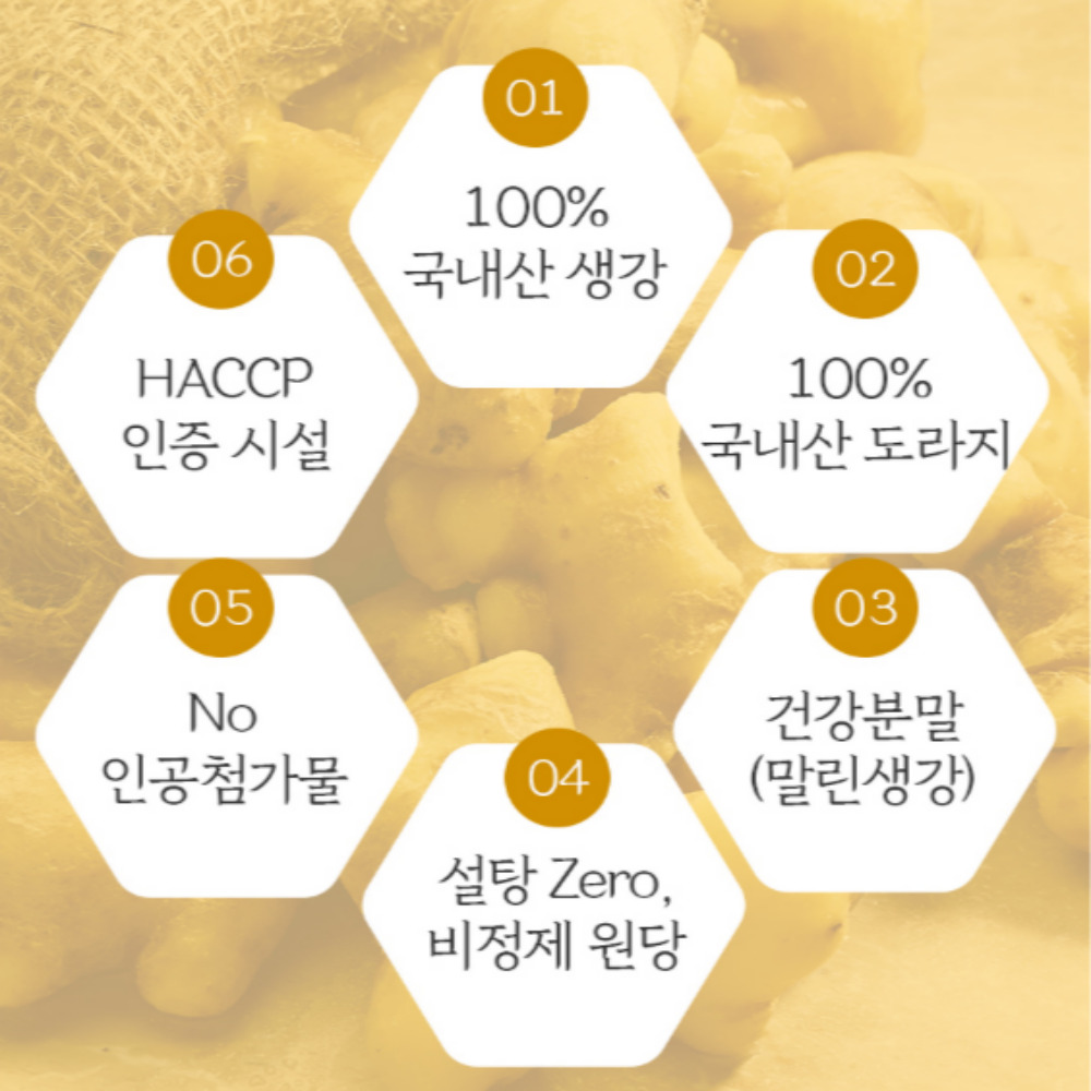 무설탕 고이담은 생강청 생강차 효능 500mg - 상세 이미지 2