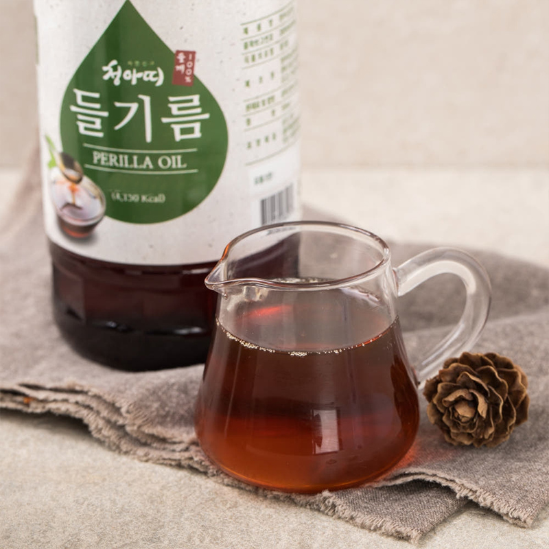 [청아띠] 국산 들깨로 만든 진한 들기름 250ml(유리병) - 상세 이미지 3
