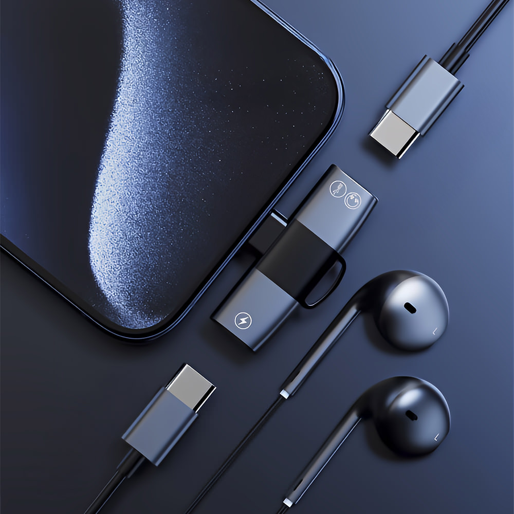 외부녹화 C타입젠더 아이폰15 16 아이패드 듀얼 OTG젠더