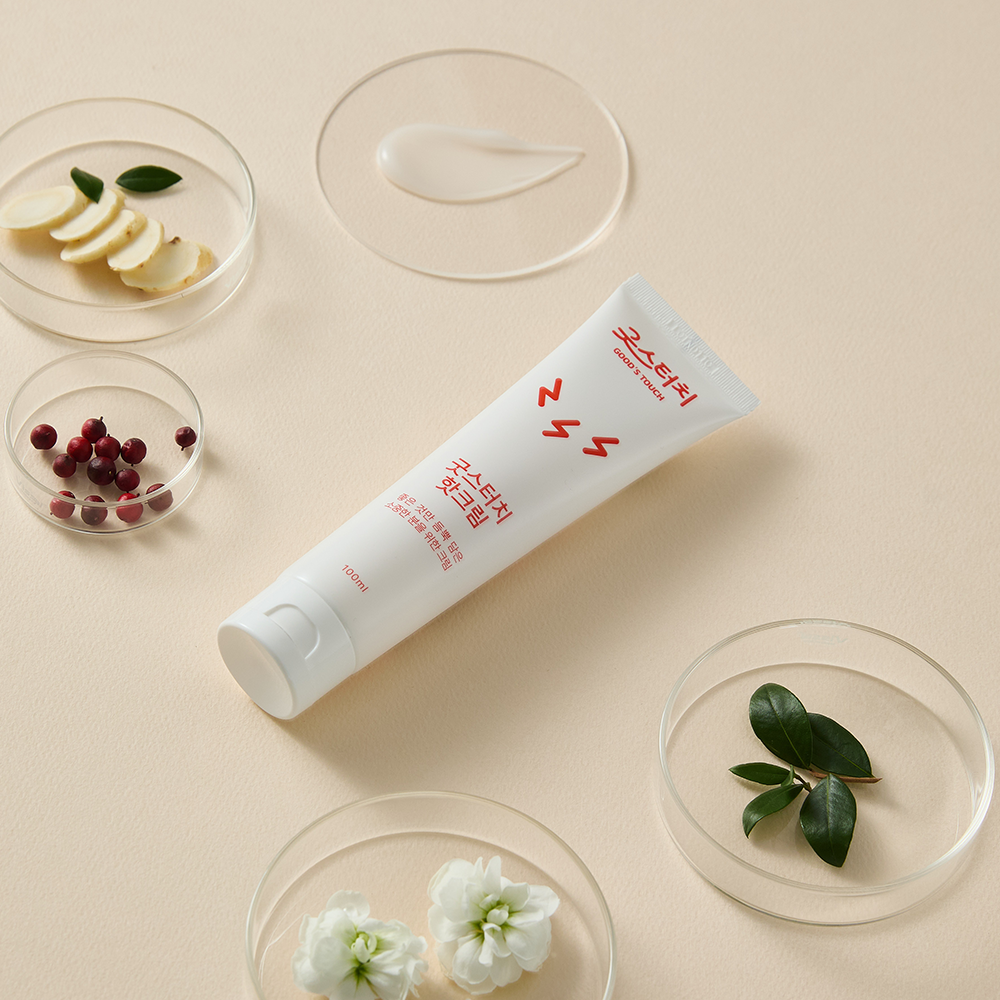 굿스터치 핫 크림 웜업 손가락 손목 팔꿈치 어깨 무릎 마사지 100ml, 4개 - 상세 이미지 3