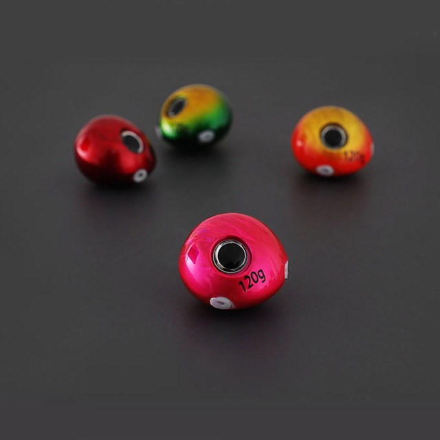 쿠미 오로라 유동식 타이라바 헤드 참돔 채비 미끼 레드, 80g - 상세 이미지 5