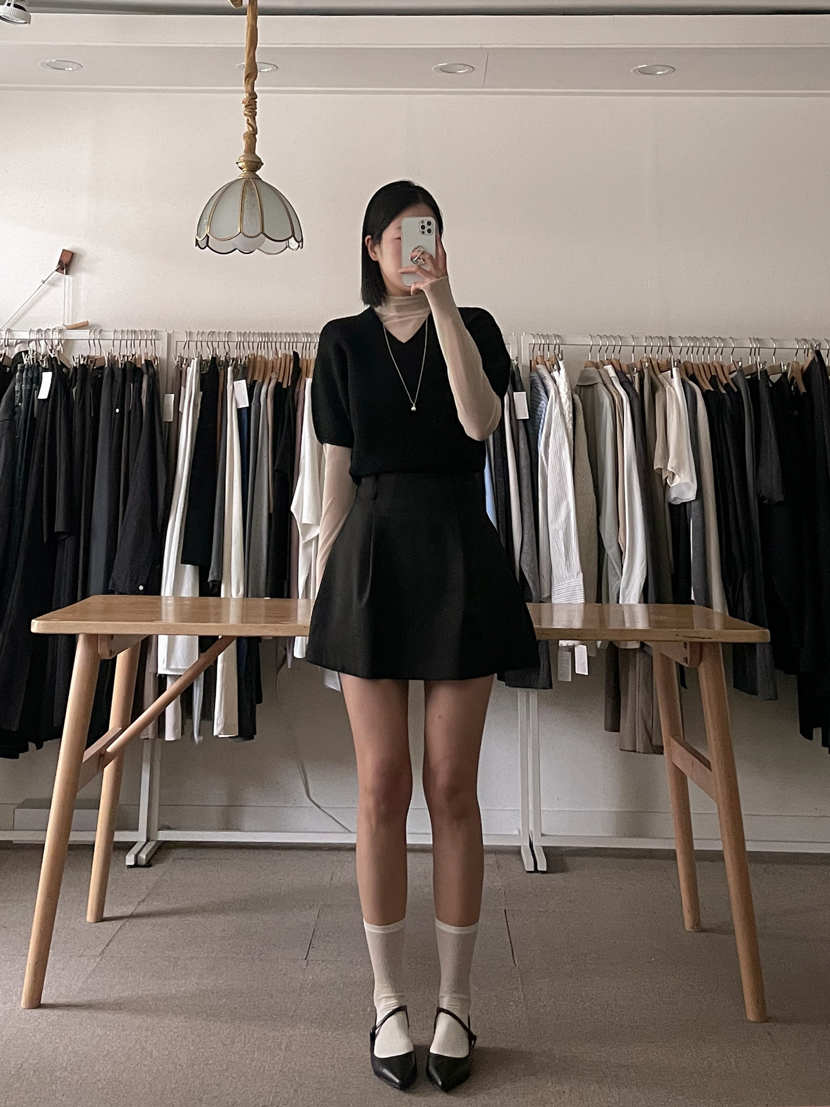 라붐 벌룬 핀턱 미니 스커트 2color 상세 이미지 23