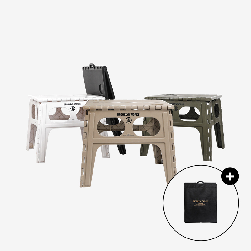 [브루클린웍스] 1초 폴딩 테이블+수납 파우치