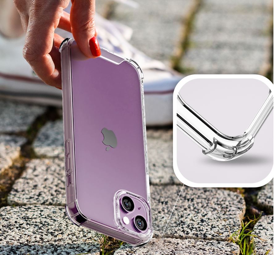 방탄 에어 범퍼 풀커버 아이폰 케이스 투명, 아이폰16e - 상세 이미지 4