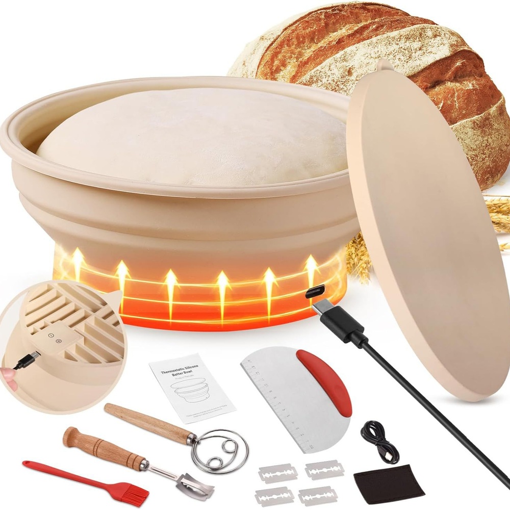 식품등급 실리콘 발효그릇 빠른가열 피자 밀가루 빵 반죽 발효