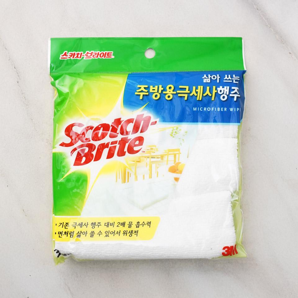 메가마트 3M 천연펄프행주 30x32x3매 - 상품 이미지