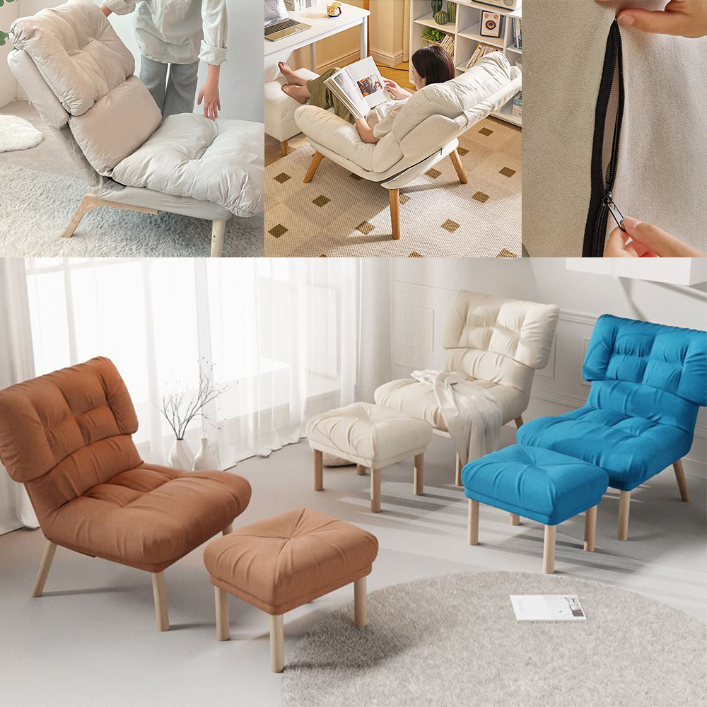 안락 소파 의자 1인용 낮잠 수면 독서 등받이 조절 암체어