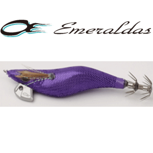 바다루어 다이와 에메랄다스 드롭퍼 갑오징어 틴셀 에기 수평 슷테 퍼플퍼플, 2.5호