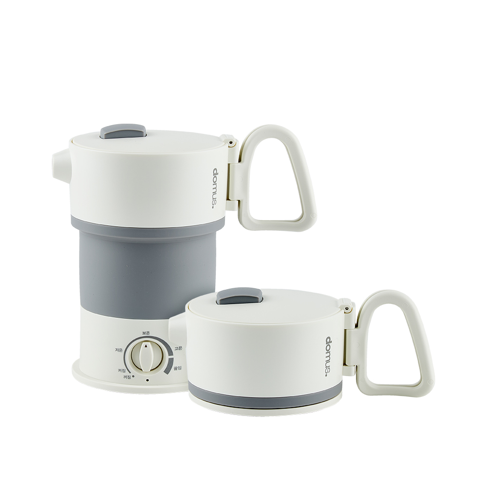 도무스 여행용 접이식 전기포트 휴대용 커피포트 햇반 라면 분유 소형 폴딩 주전자