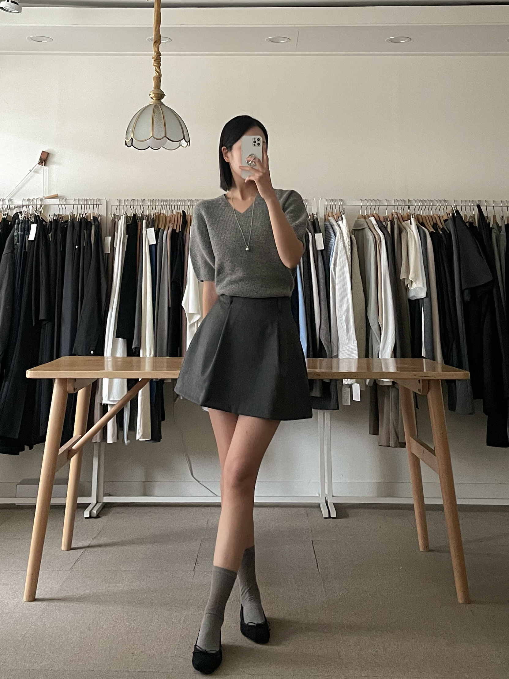 라붐 벌룬 핀턱 미니 스커트 2color 상세 이미지 8