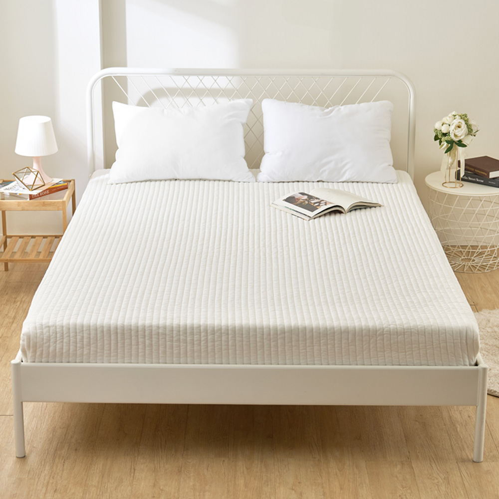 일체형 매트리스커버 침대커버 텐셀모달 100% 부드러운 촉감 누빔패드 밴딩 SS