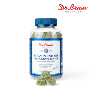 [1개월분] 닥터브라이언 비타민C 비타민D 3000 청포도맛 젤리 100... 맛있게 먹은 솔직 후기 - 상품 이미지 2