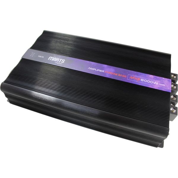 Marts Digital 8000W 모노 블록 앰프 MD-MXB-8000-1-V2 고음질 사운드 LED 표시 조정 가능한 게인 : 엄마직구20