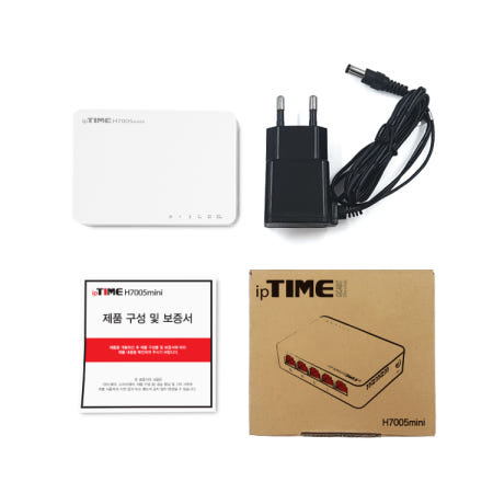 아이피타임 H7005mini 5포트 기가 스위칭허브  IGMP 지원