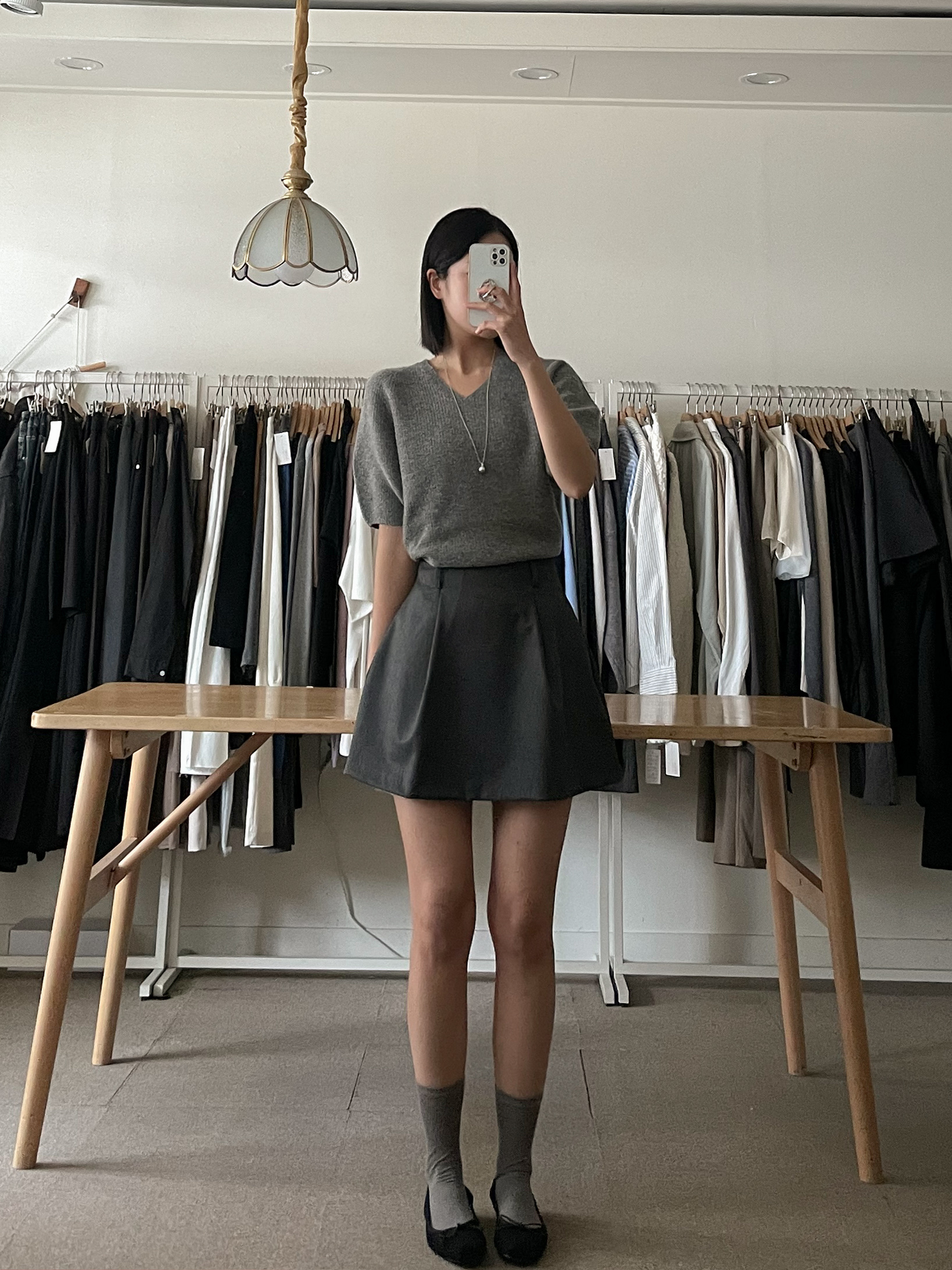 라붐 벌룬 핀턱 미니 스커트 2color 상세 이미지 12
