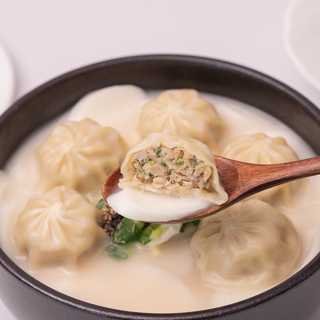 보영만두 사골 고기 떡만둣국 2인분 떡만두국 밀키트 캠핑 음식 국물요리 맛집택배 - 상세 이미지 2