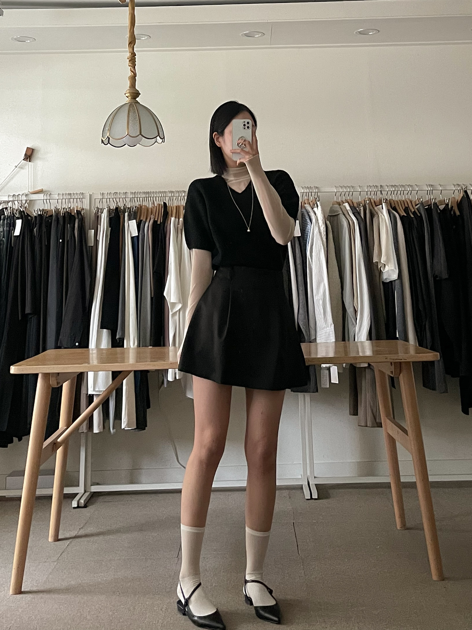 라붐 벌룬 핀턱 미니 스커트 2color 상세 이미지 17