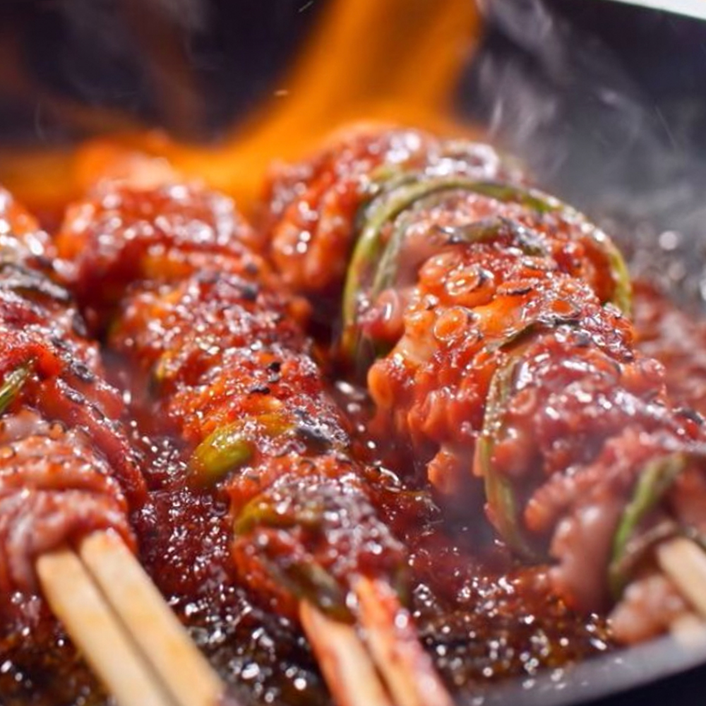 낙지호롱 900g 20-30개 구이 냉동 낙지 캠핑 해물 안주 호롱이 꼬치 - 상세 이미지 3