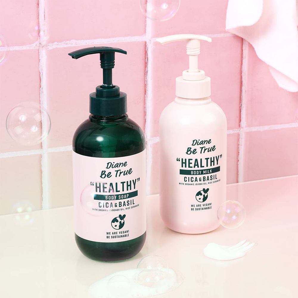 다이안 비건 헬시 바디솝 비트루 바디워시 400ml+ 비건 바디밀크 400ml 2종세트 - 메인 이미지