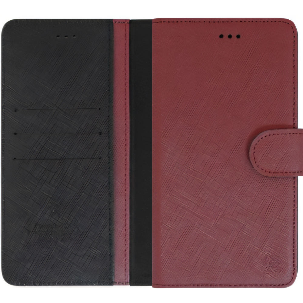 카일 사피아노 천연소가죽 지갑 다이어리 케이스 레드, 갤럭시A25 - 상품 이미지