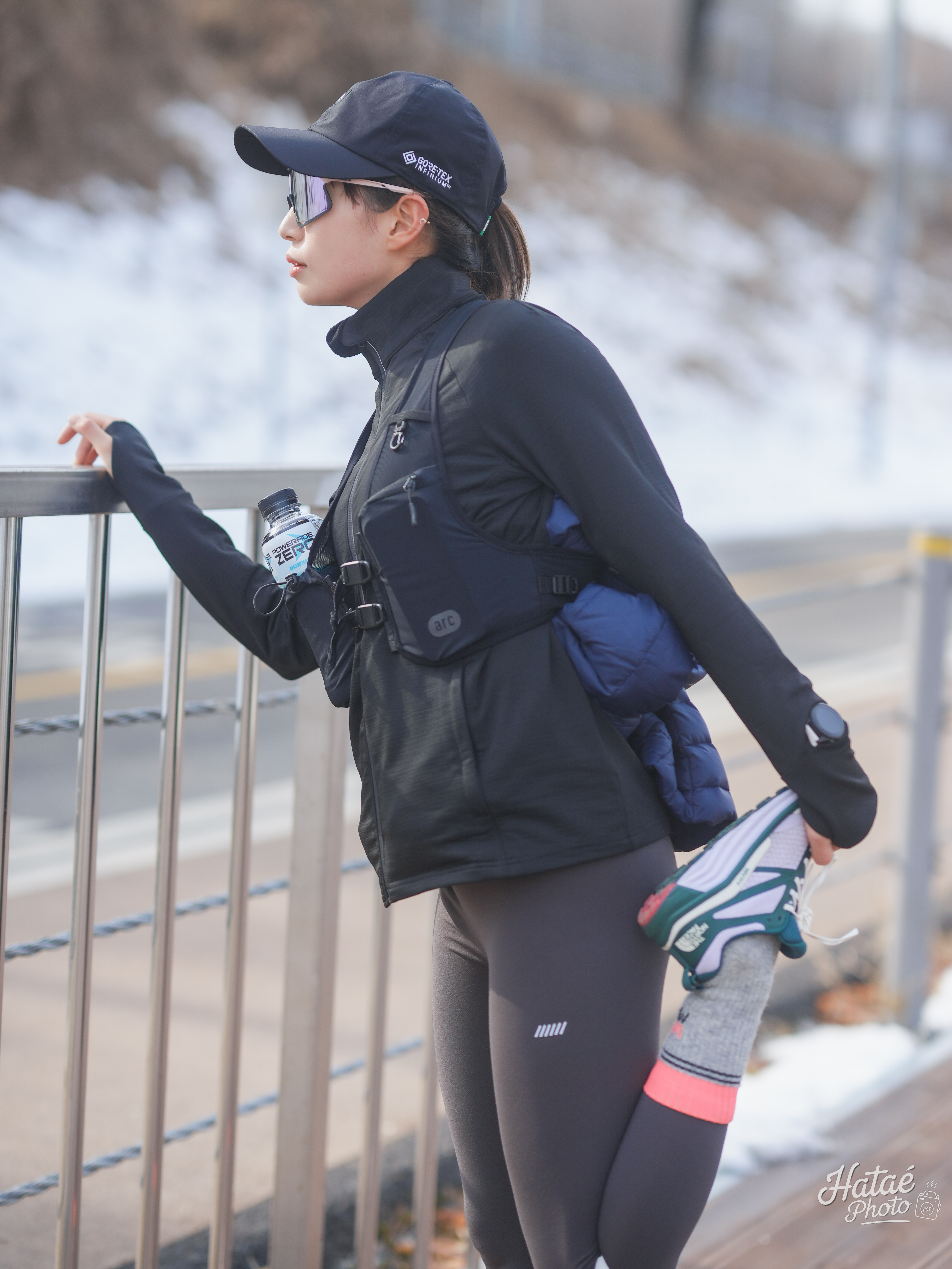 [위고웨어] 코스모 울 양말 네온 포인트 등산 여성 남성 두꺼운 기능성 장목 수면 캠핑 - 상세 이미지 3