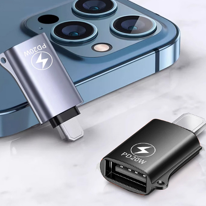 아이폰젠더 USB OTG젠더 마우스연결 8핀 PD20W충전