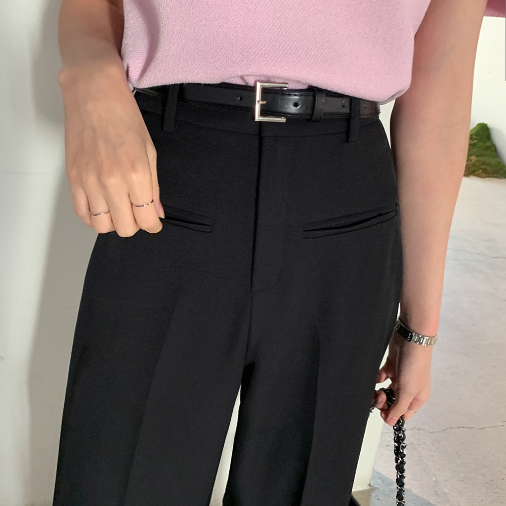 헤이누 립포켓 벨트세트 슬랙스 - 상세 이미지 2