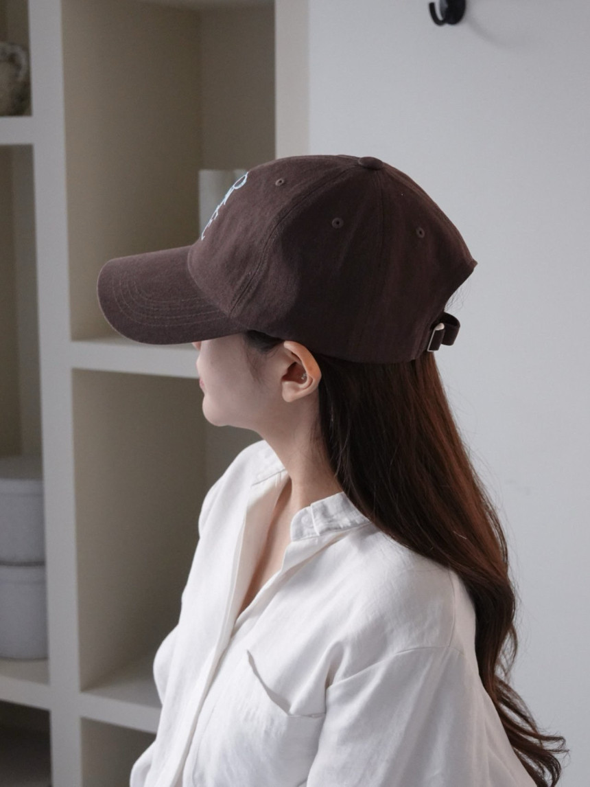 포미 영문 자수 볼캡 캡모자 야구모자 상세 이미지 6