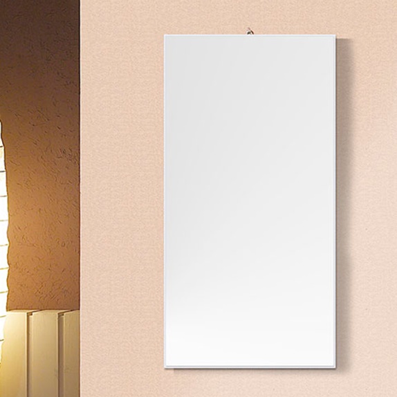 화이트 직사각 거울 300x600 파우더룸 거울 소형 벽 거울
