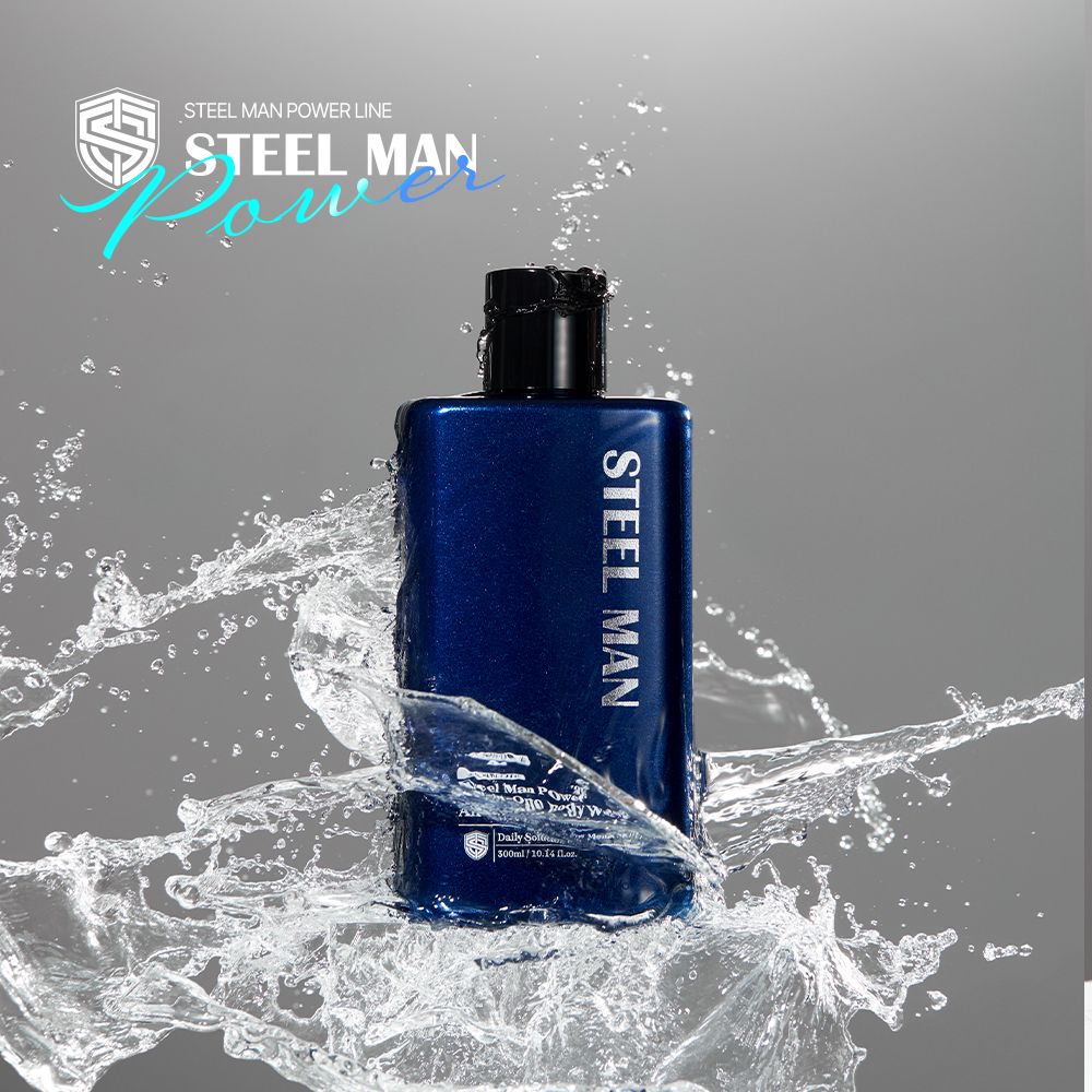 스틸맨 남자 올인원 바디워시 등드름 체취 모공 각질 약산성 300ml 1개 이미지 8