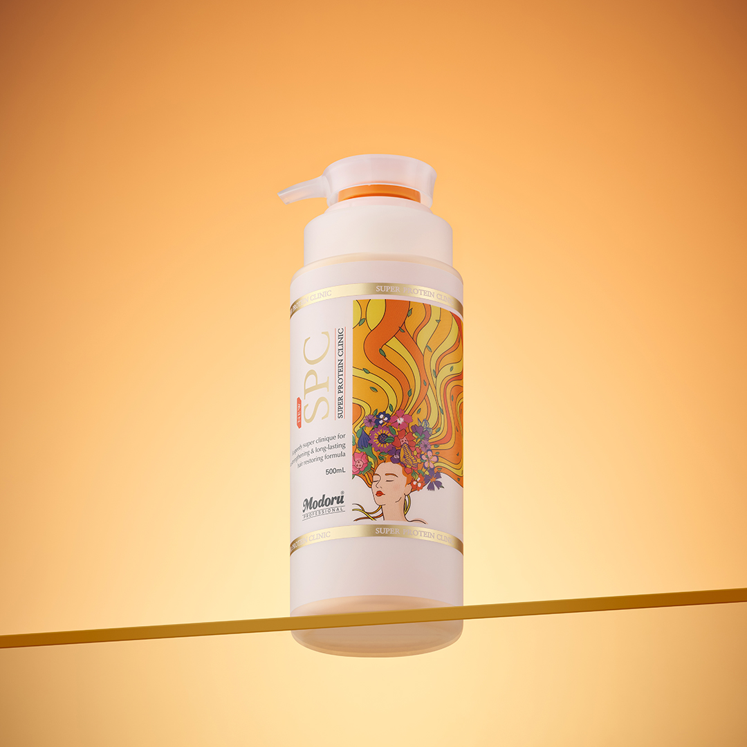 모도루 SPC 헤어클리닉 손상모트리트먼트 500ml 잦은열기구 사용 윤기없는 끊김모발용 미용실 단백질 이미지 2