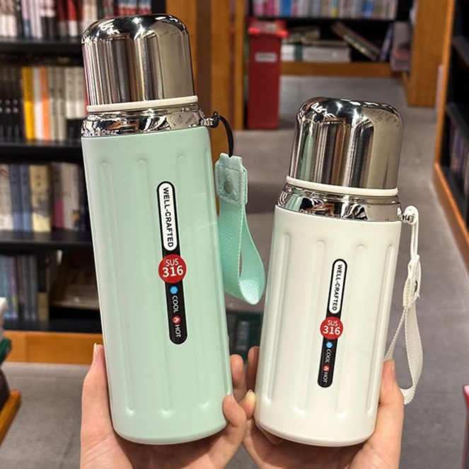 프리미엄 스테인리스 보온보냉 텀블러 800ml SUS316 휴대용 여행 캠핑용 - 상세 이미지 3