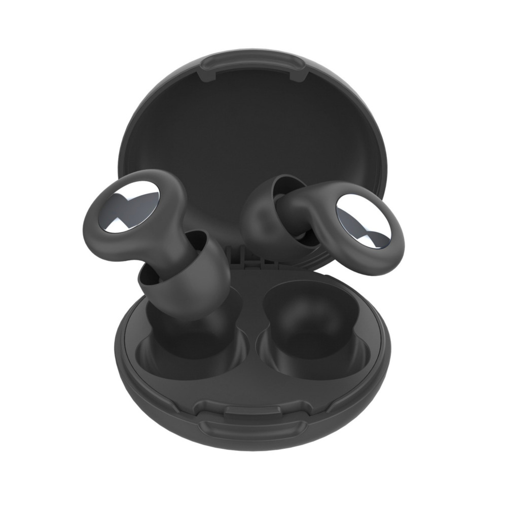 층간소음 집중용 수면용 소음 감소 방지 이어플러그 수면귀마개 블랙