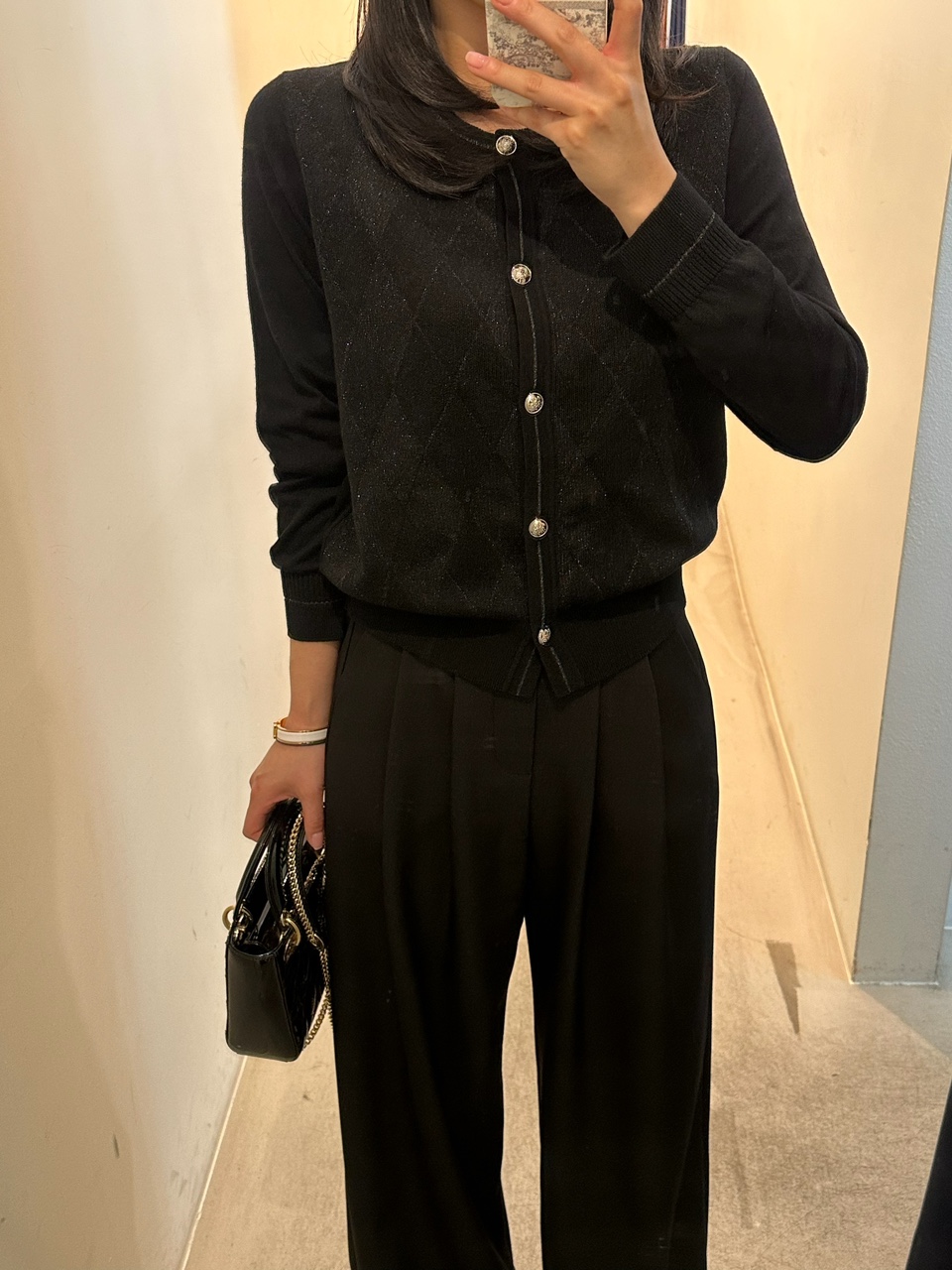 실물파 다이아 펄 가디건 상세 이미지 59