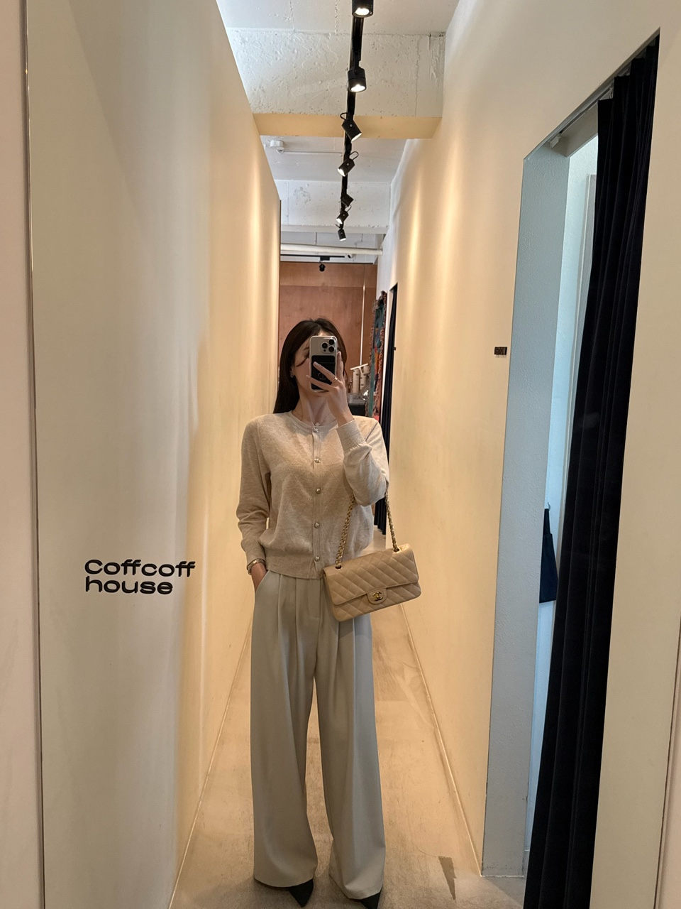 실물파 다이아 펄 가디건 상세 이미지 17