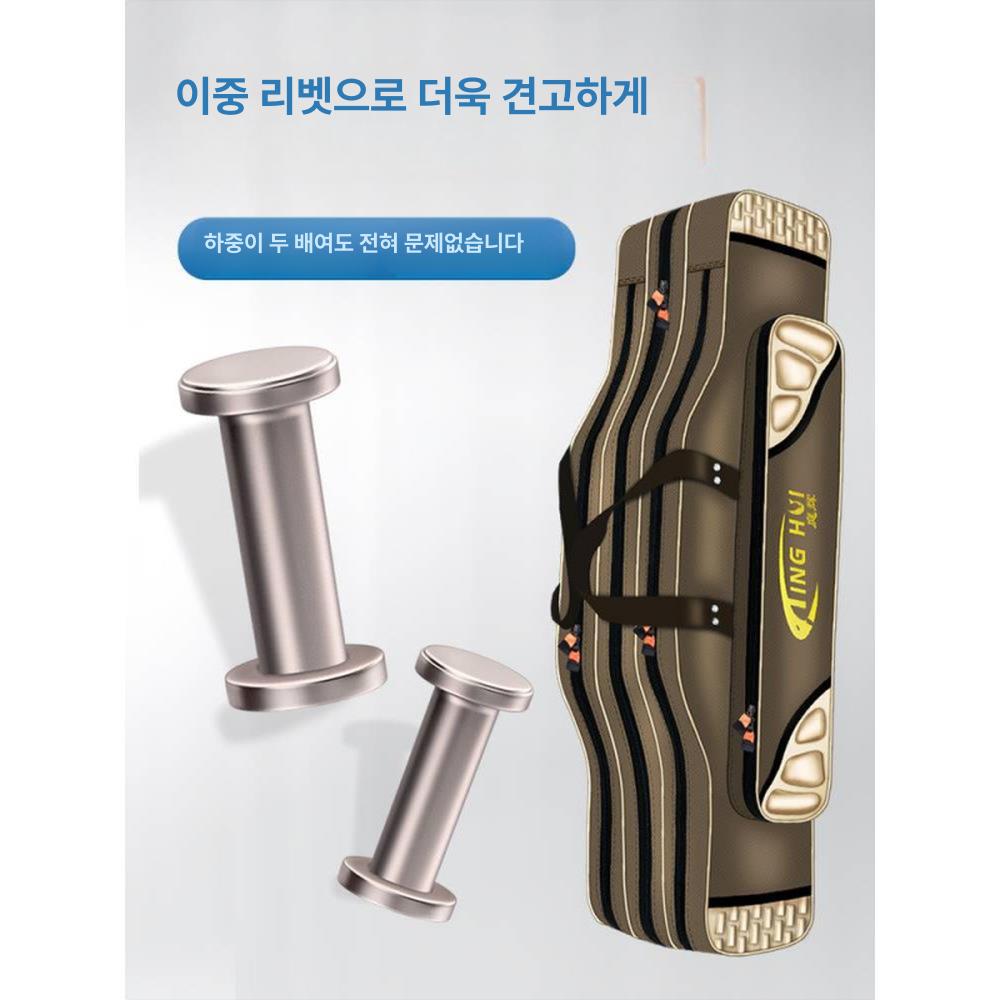 장어 낚시가방 짬낚 보관백 가방 짬통 떡밥 낚시 케이스 70cm 3층 단어깨 백 - 상세 이미지 4