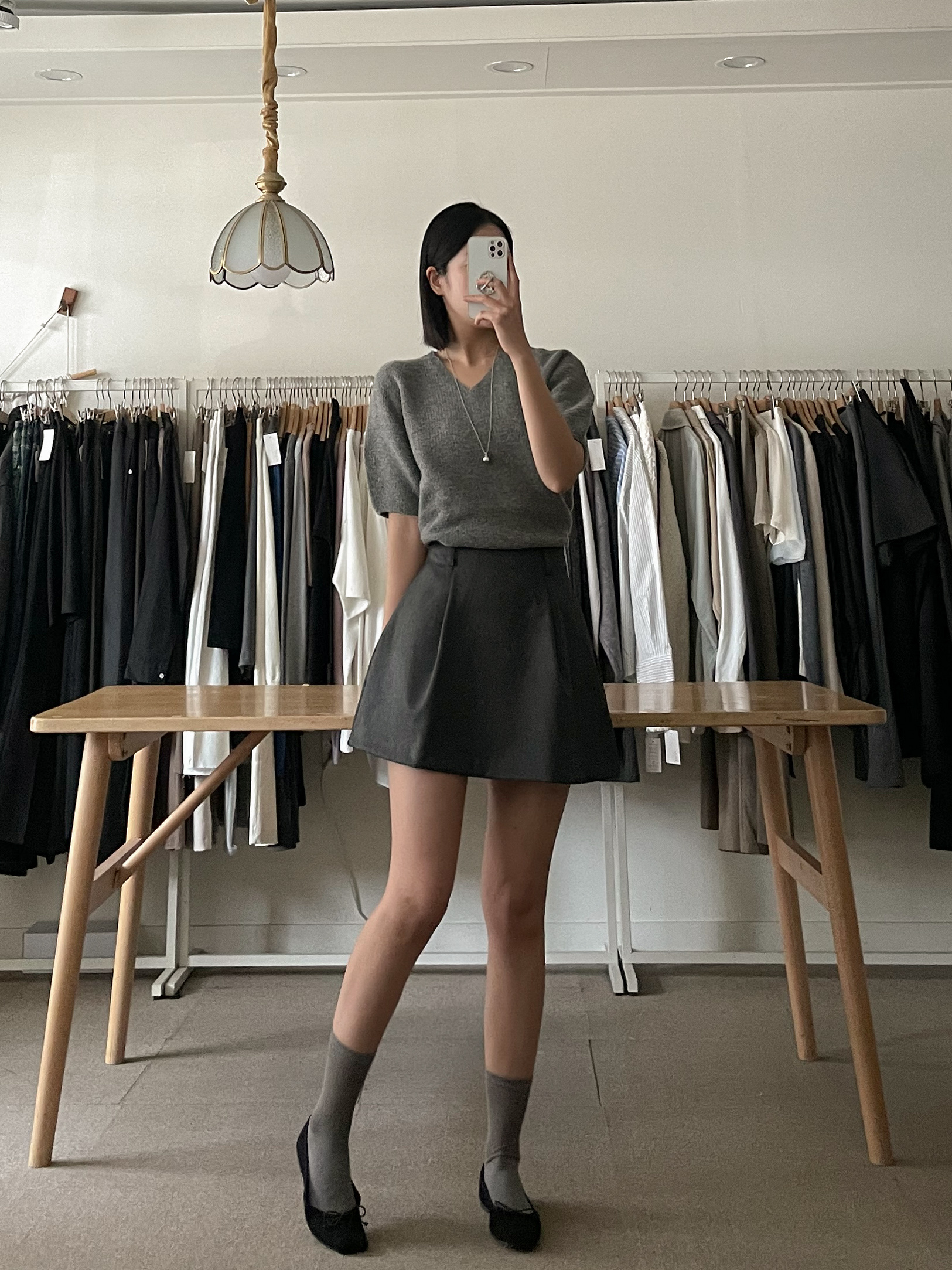 라붐 벌룬 핀턱 미니 스커트 2color 상세 이미지 13