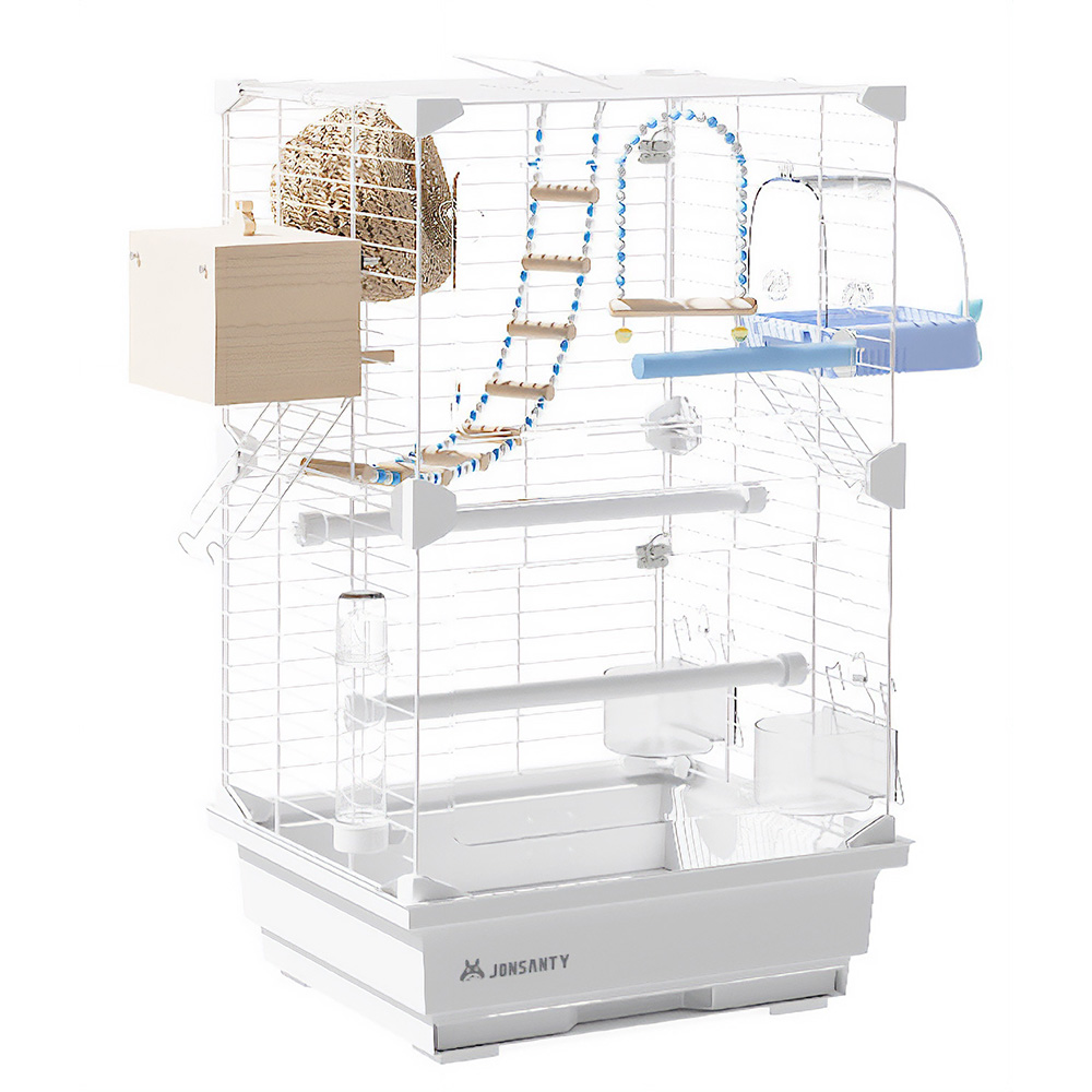 앵무새 집 아크릴 새장 장난감 횟대 놀이터 포치 용품