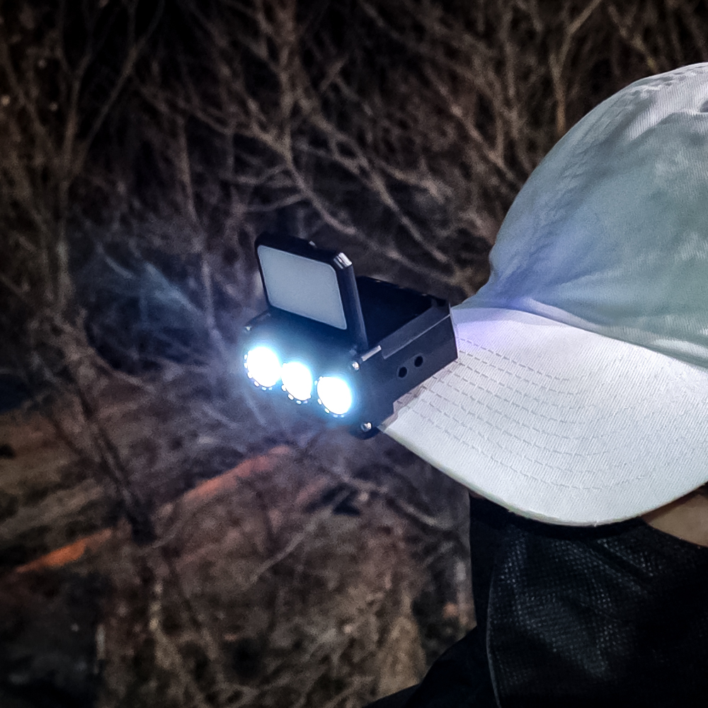 하이맥스 LED헤드랜턴 캡라이트 충전식 C타입 캠핑 낚시 등산용 랜턴 모션센서 CL-X3