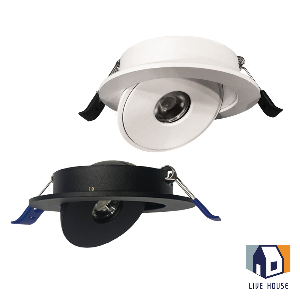 LED 직회전 매입등 UFO 다운라이트 간접조명 90mm(3인치) - 상품 이미지