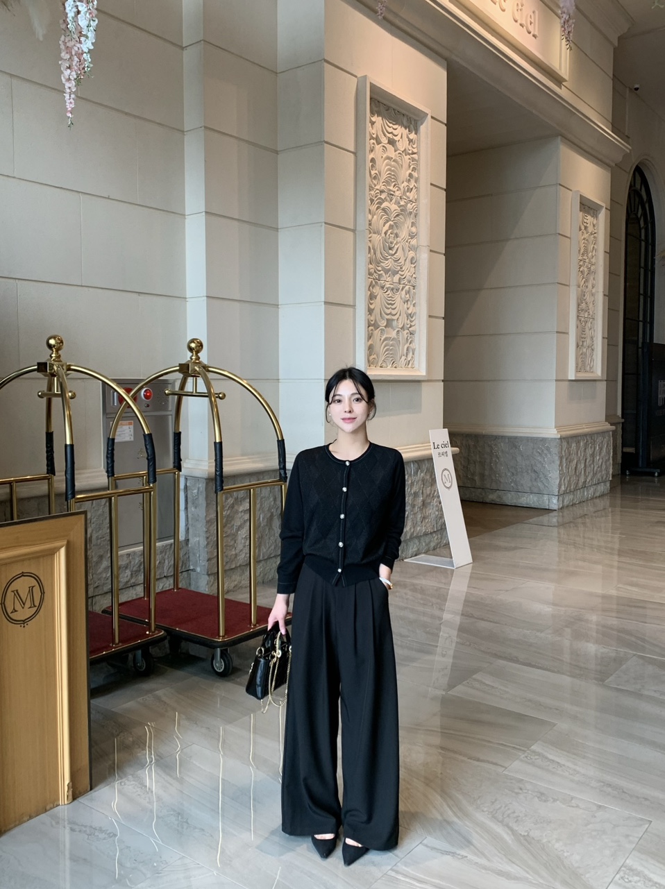 실물파 다이아 펄 가디건 상세 이미지 34