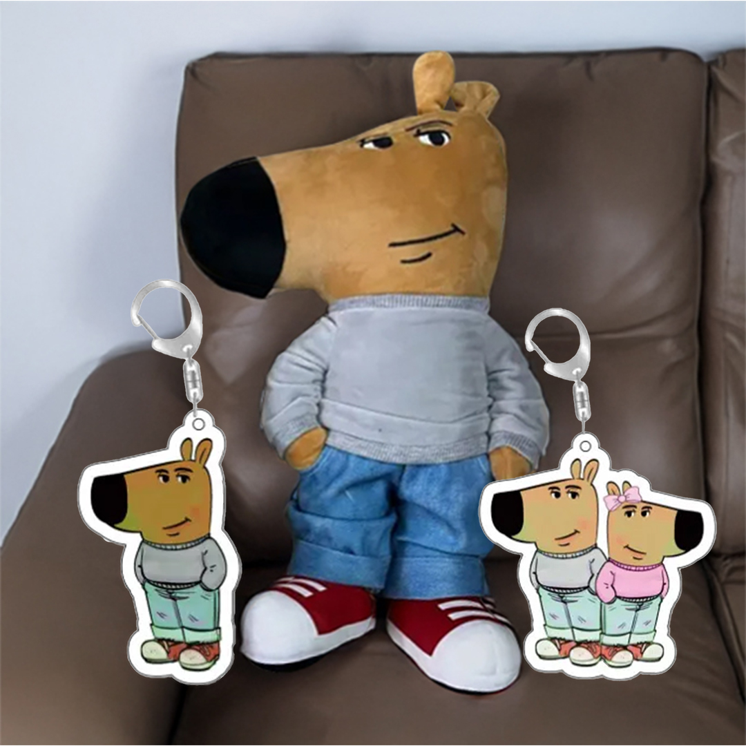 구쯔야 Chill Guy 칠가이 인형 대형 밈 키링 귀여운 선물 15cm 23cm 40cm - 상세 이미지 4