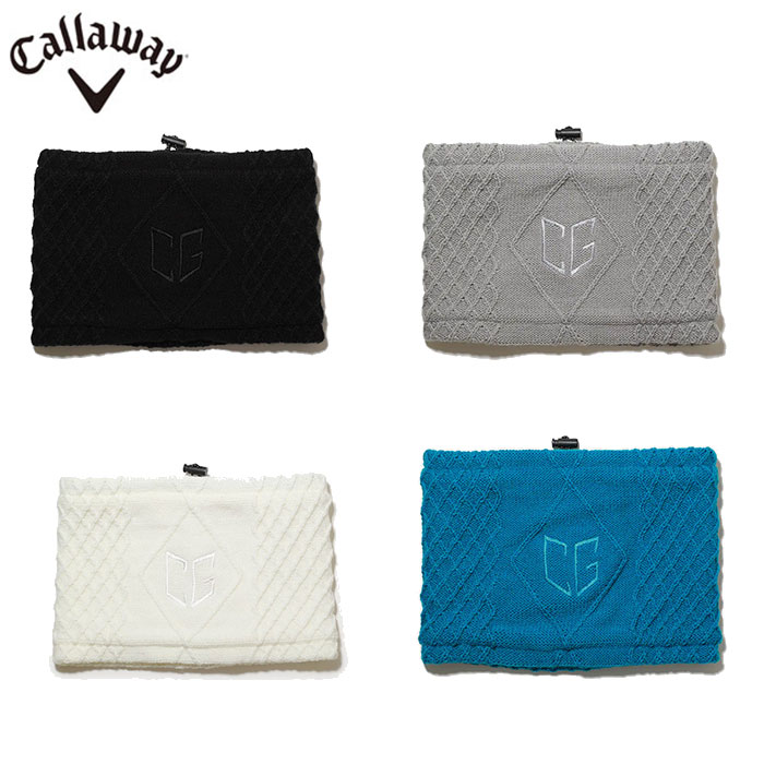 캘러웨이 CALLAWAY 골프 넥워머 목도리 CG 로고 자수 남성용 4컬러 - 상품 이미지
