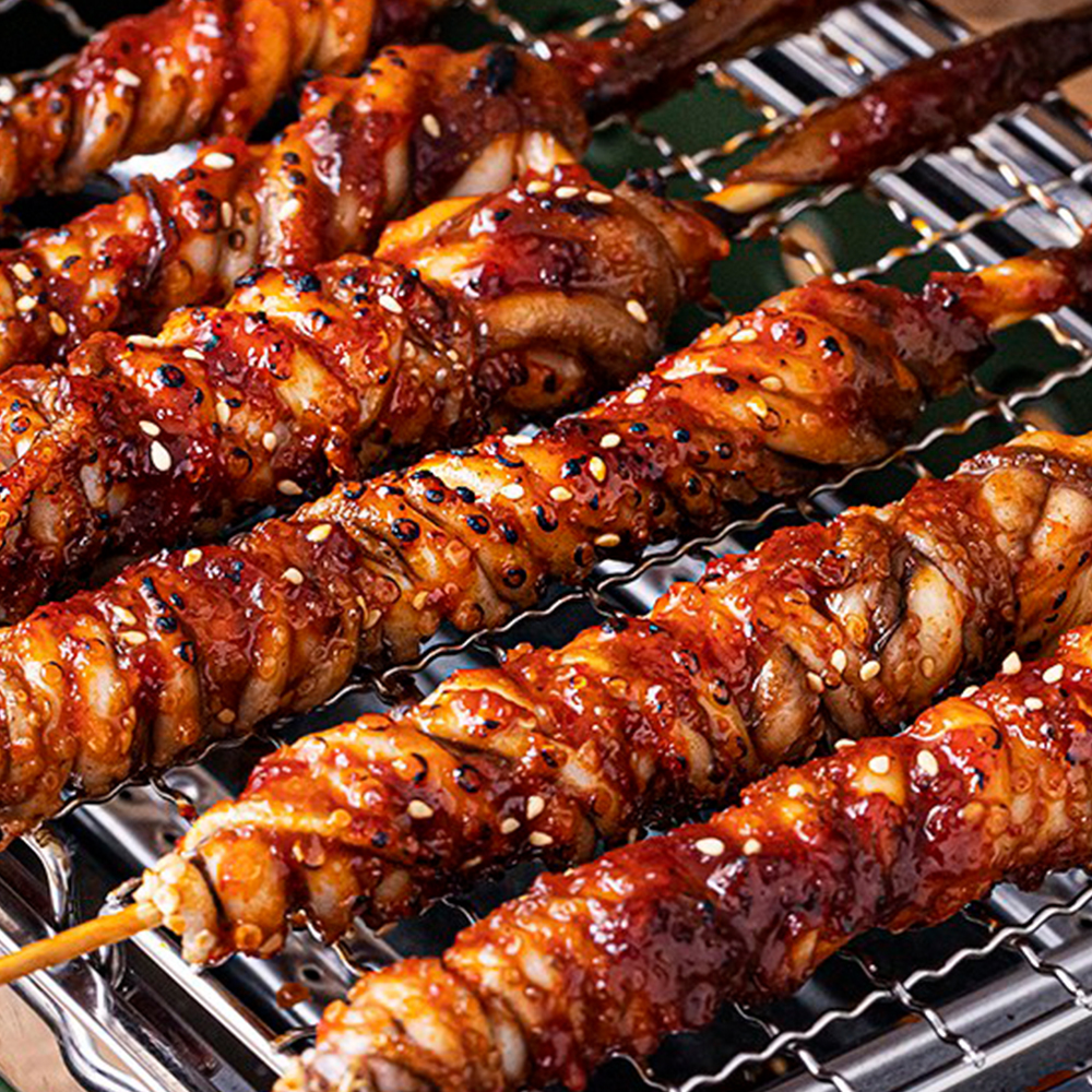 낙지호롱 900g 20-30개 구이 냉동 낙지 캠핑 해물 안주 호롱이 꼬치 - 상세 이미지 5