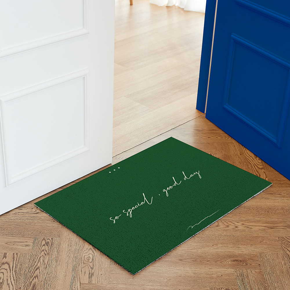 코메샵 웰컴 매트 WM13-1 특별한오늘 빨강 현관 코일매트 120x90cm - 상세 이미지 2
