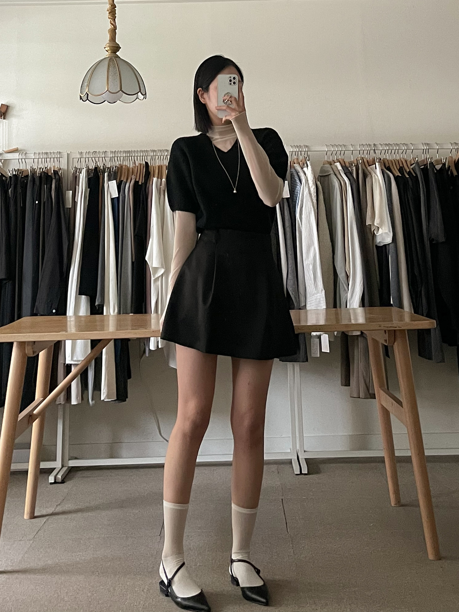 라붐 벌룬 핀턱 미니 스커트 2color 상세 이미지 6