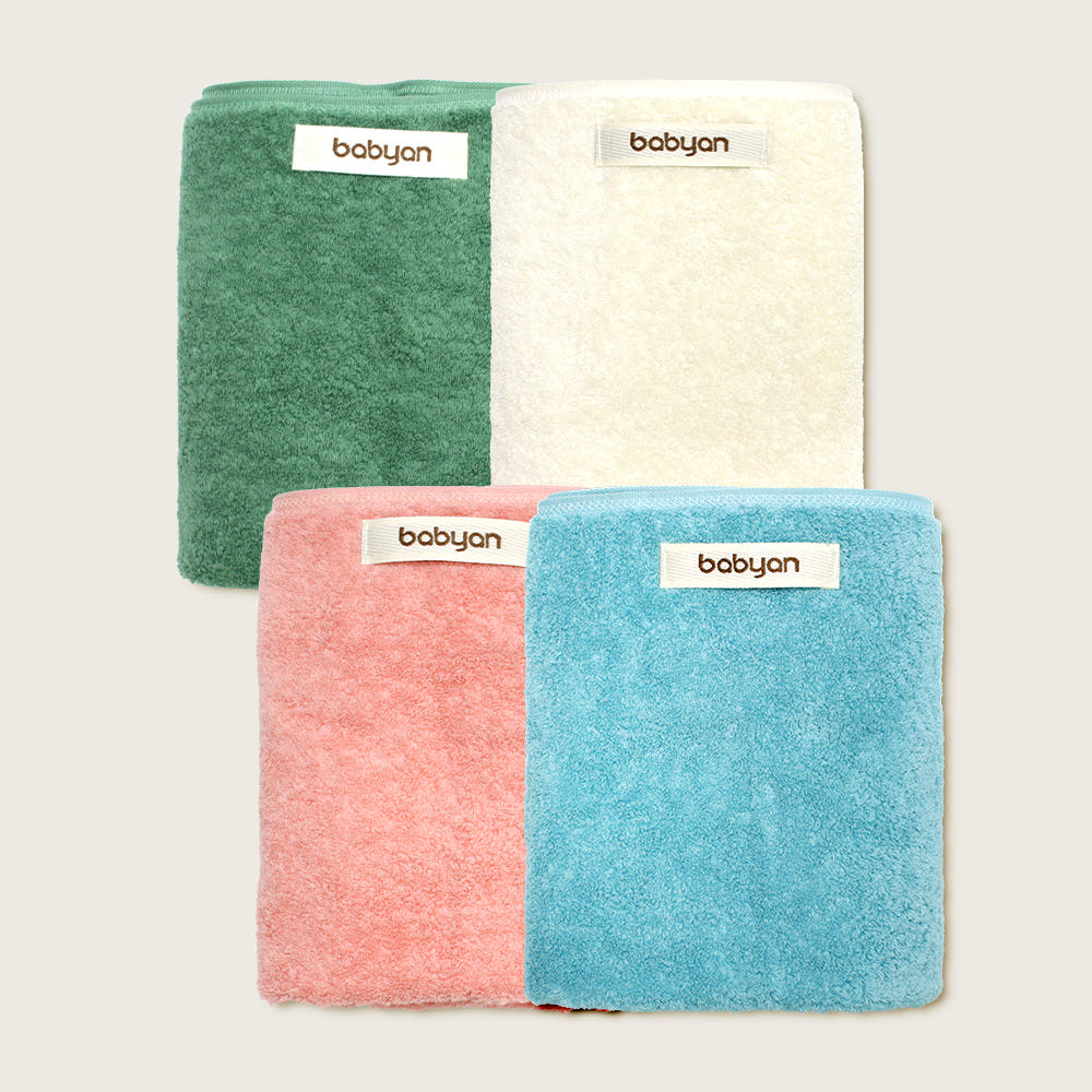 베이비앙 최고급 프리미엄 코마사 60수 순면 오버사이즈 세면타올 (아기목욕타올 대용) (45x90cm) (220g)
