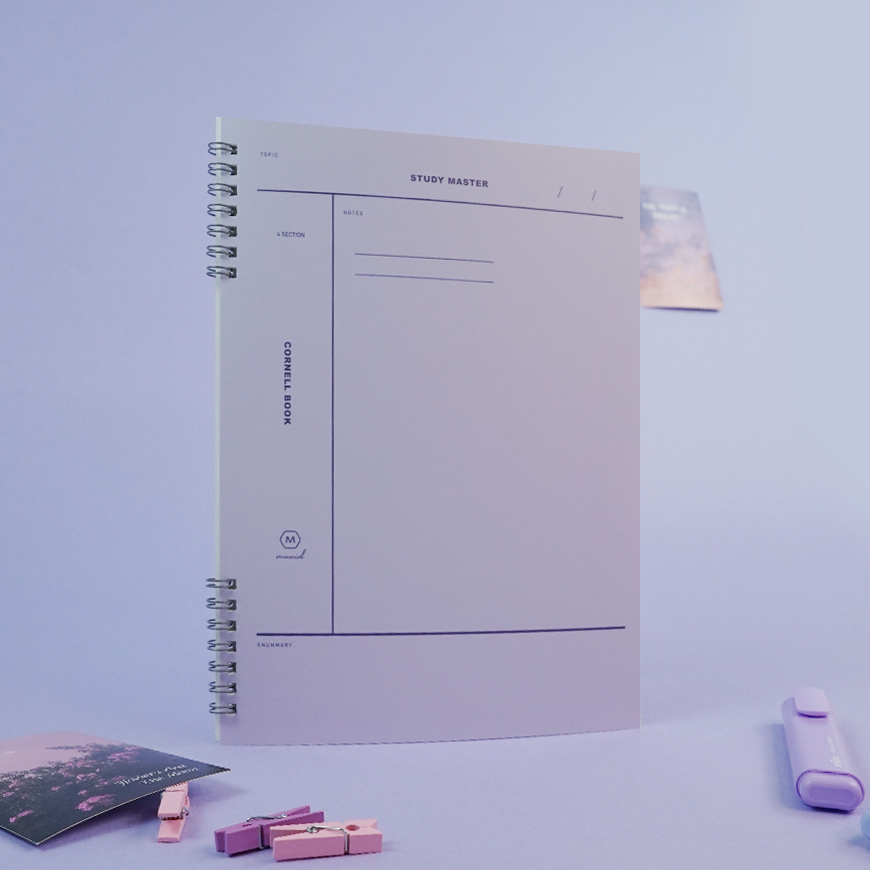[SET] 뮤니드 스프링 파스텔 수학 연습장 코넬 라인 노트 세트 이미지 2
